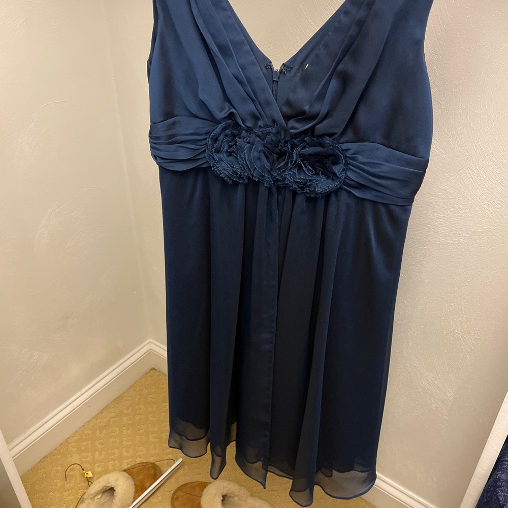 Blue cocktail dress size 14